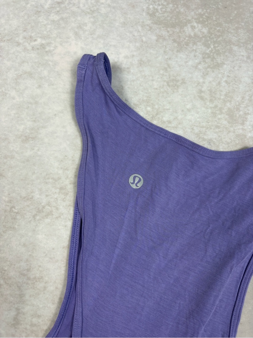 Lululemon Shoulder Cut Out Yoga Tank Top In Dark Lavender - Picture 2 of 4